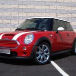 Mini Cooper with L.A. Wheel Chrome wheels
