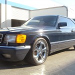 Mercedes-Benz with L.A. Wheel chrome wheels Mercedes-Benz with L.A. Wheel chrome wheels