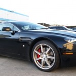 Aston Martin with L.A. Wheel Chrome wheels