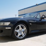 BMW Z3 with L.A. Wheel Chrome rims