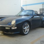 Porsche with L.A. Wheel Chrome wheels Porsche with L.A. Wheel Chrome wheels