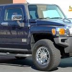 Hummer H2 with L.A. Wheel Chrome wheels