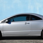 Honda Civic w/ Hot Pink Powder Coat wheels Honda Civic w/ Hot Pink Powder Coat wheels