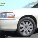 Lincoln with L.A. Wheel chrome wheels Lincoln with L.A. Wheel chrome wheels