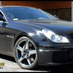 Mercedes with PVD Black Chrome wheels Mercedes with PVD Black Chrome wheels