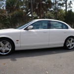 Jaguar S Type with L.A. Wheel Chrome wheels