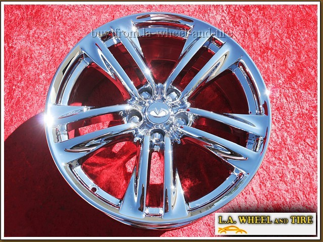 Infiniti M35 M45 Sport OEM 19" Set of 4 Chrome Wheels