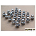 Set of 20 Jaguar Chrome Lugs 12 x 1.5 Mag Style LN3200