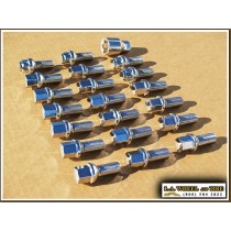 Set of 20 Audi Chrome Lugs 14 x 1.5 (28mm) LB2250