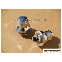 Set of 5 Jaguar Chrome Lugs 12 x 1.5 Mag Style LN3200