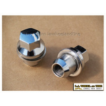 Set of 20 Land Rover Chrome Lugs 14 x 1.5 Medium Mag Style LN3450