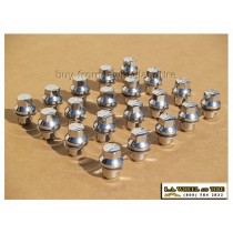 Set of 20 Land Rover Chrome Lugs 14 x 1.5 Medium Mag Style LN3450