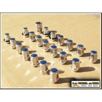 Set of 20 Acura Chrome Lugs 12 x 1.5 Ball Seat LN3650
