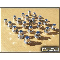 Set of 20 Scion Chrome Lugs 12 x 1.5 Mag Style LN3100