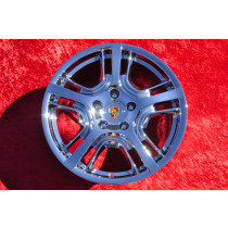 Porsche Panamera OEM 19" Set of 4 Chrome Wheels 67387 67389