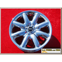 Mini Cooper Style 85 OEM 17" Set of 4 Chrome Wheels