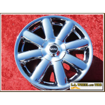 Mini Cooper Style 104 OEM 17" Set of 4 Chrome Wheels