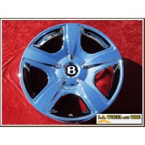 Bentley Continental GTC OEM Forged 19" Set of 4 Chrome Wheels NH1099