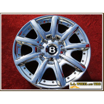 Bentley Continental GT / GTC / Flying Spur OEM Forged 19" Set of 4 Chrome Wheels NH1102