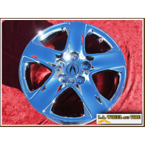 Acura RL OEM 17" Set of 4 Chrome Wheels 71743