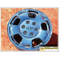 Chevrolet Avalanche / Silverado 1500 / Suburban / Tahoe OEM 17" Set of 4 Chrome Wheels 