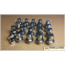 Set of 20 Toyota Tundra Sequoia Land Cruiser 14x1.5 mag chrome lug nuts LN3150