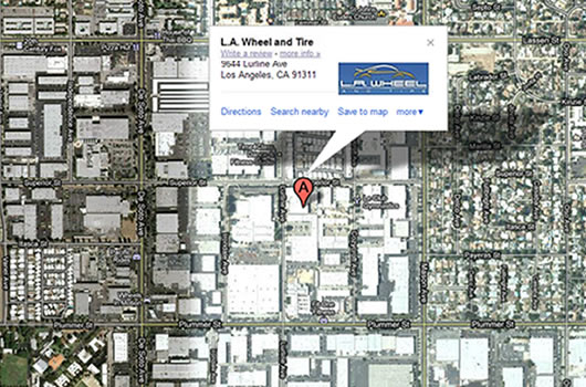 directions3 L.A. Wheel and Tire Google Places Page