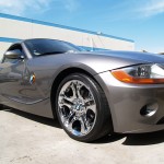 BMW Z4 with L.A. Wheel chrome wheels BMW Z4 with L.A. Wheel chrome wheels