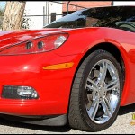 Chevy Corvette with L.A. Wheel Chrome wheels
