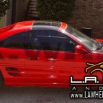 Lexus with L.A. Wheel chrome wheels