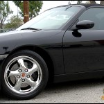 Porsche 911 Carrera with L.A. Wheel Chrome wheels