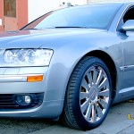 Audi with L.A. Wheel Chrome wheels