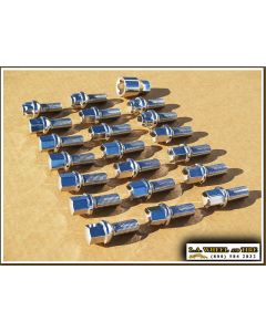 Set of 20 Volkswagen Chrome Lugs 14 x 1.5 (28mm) LB2250