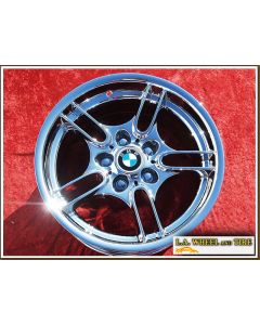 BMW 540i Sport / M5 Winter Package Style 66 (M66) OEM 17" Set of 4 Chrome Wheels 59337