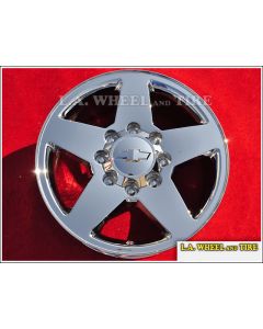 Chevrolet Silverado / Sierra / Denali 2500 3500 OEM 20" Set of 4 Chrome Wheels 5503 EXCHANGE