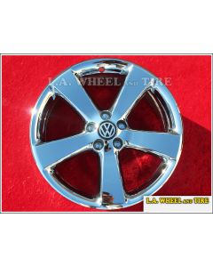 Volkswagen Beetle "Sarasota" OEM 17" Set of 4 Chrome Wheels