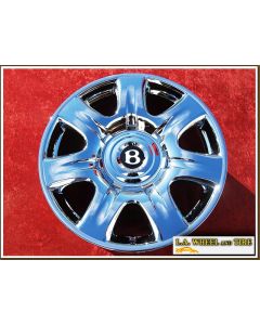 Bentley Continental GT / Flying Spur OEM Forged 19" Set of 4 Chrome Wheels NH1100