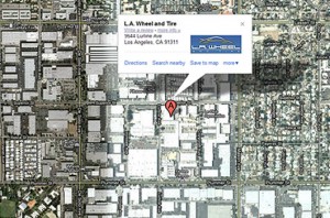 L.A. Wheel and Tire Google Places Page